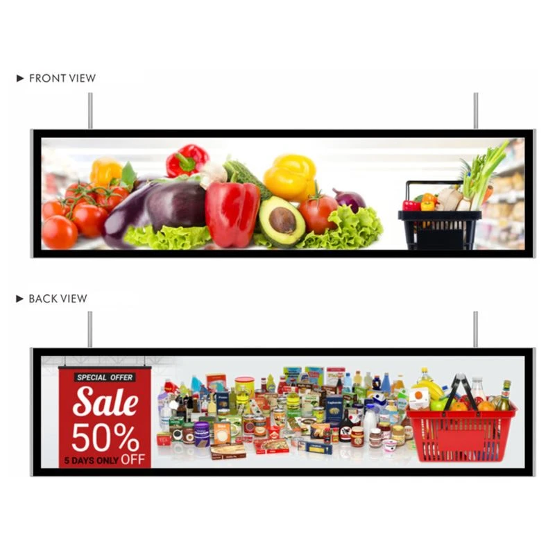 Nhà cung cấp màn hình bảng hiệu kỹ thuật số hiển thị thanh 49 inch